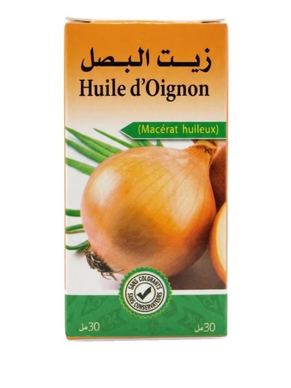 Huile d'Oignon Onion oil for lengthening and hair growth and body health